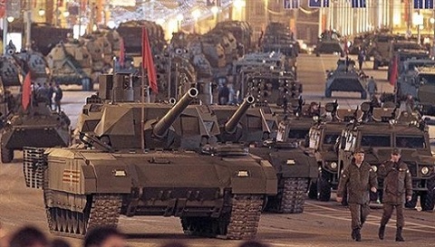 Bộ nội vụ Nga không nhận xe chiến đấu Armata vì…quá mạnh - 1 Xe tăng chiến đấu chủ lực T-14 Armata của Nga được đánh giá rất cao