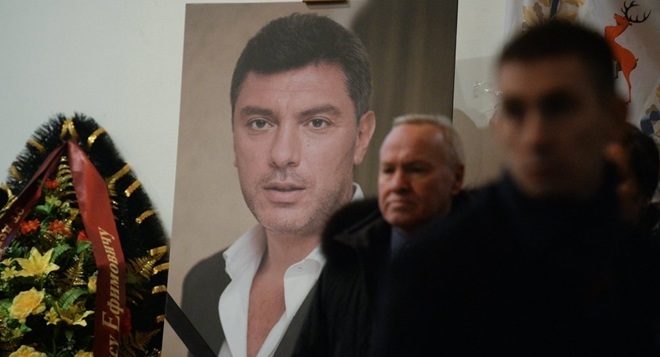 Nga công bố vũ khí đã sát hại chính trị gia đối lập Boris Nemtsov - 1 Lễ tang ông Nemtsov