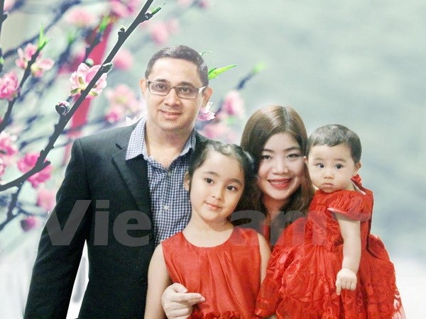 Những người lưu giữ bản sắc văn hóa Việt tại Singapore - 1 Gia đình chị Ngân. (Ảnh: Nhân vật cung cấp)