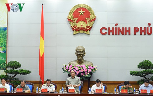 Thủ tướng: Nhanh chóng cứu nạn phi công máy bay SU-30KM2 - 1
Thủ tướng Nguyễn Xuân Phúc chủ trì cuộc họp của Ủy ban Quốc gia tìm kiếm cứu nạn