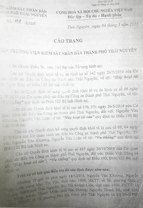 Bị kết tội “Vu khống”, bị cáo khẩn thiết kêu cứu, ngóng đợi bản án công tâm - 2 Bị kết tội “Vu khống”, bị cáo khẩn thiết kêu cứu, ngóng đợi bản án công tâm - 2