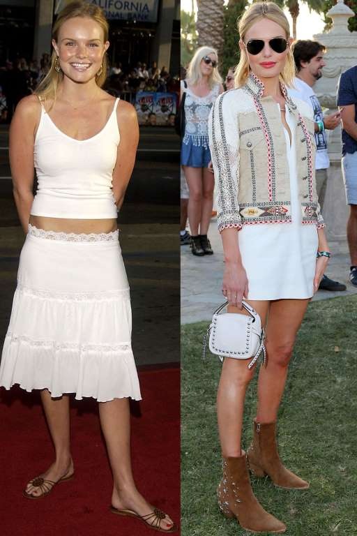 Điểm mặt những sao "lột xác" ấn tượng - 12
Kate Bosworth được xem là biểu tượng thời trang hiện tại của thế giới (phải).