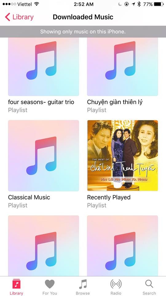 Trải nghiệm nhanh iOS 10 tại Việt Nam, rất nhiều tính năng mới - 10
Ứng dụng Music có giao diện hoàn toàn mới