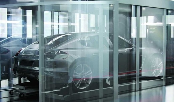 
Mô phỏng gara riêng của từng căn hộ.
