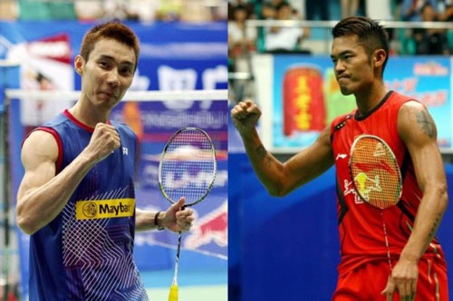 Lin Dan vỡ mộng HCV cầu lông đơn nam Olympic 2016 - 1
Lin Dan (phải) vẫn kém xa Lee Chong Wei về đẳng cấp