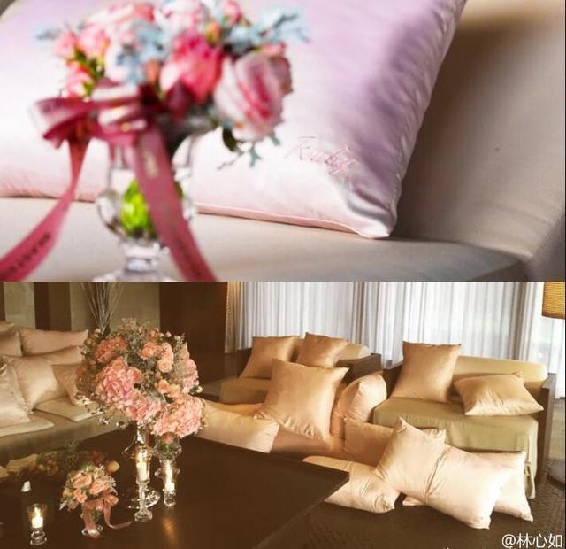 Lâm Tâm Như làm tiệc độc thân một ngày trước ngày cưới - 5
Tên của cô dâu và chú rể được gắn lên trên những đồ vật trong tiệc cưới.