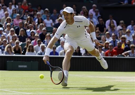 Những khoảnh khắc tuyệt vời của Murray ở chung kết Wimbledon 2016 - 7
Pha lên lưới để bóng đầy nỗ lực của Murray