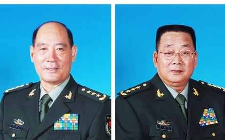Hai tướng quân đội Trung Quốc "bị giải đi phục vụ điều tra tham nhũng" - 1
Tướng Li Jinai (trái) và Tướng Liao Xilong (Ảnh: SCMP)