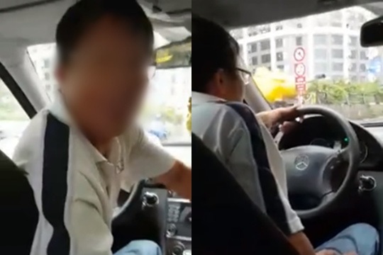 Nữ hành khách và tài xế uber cãi nhau kịch liệt - 1
Ảnh cắt từ clip ghi lại cuộc cãi nhau giữa tài xế và hành khách.