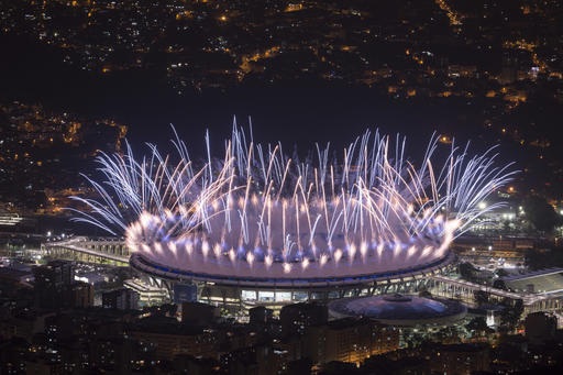 Lễ khai mạc Olympic 2016: Rực rỡ sắc màu, ánh sáng - 52 Lễ khai mạc Olympic 2016: Rực rỡ sắc màu, ánh sáng - 52
