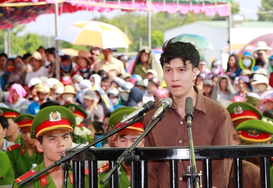 Bị cáo Nguyễn Hải Dương, hung thủ chính trong vụ thảm sát ở Bình Phước gây chấn động dư luận năm 2015.