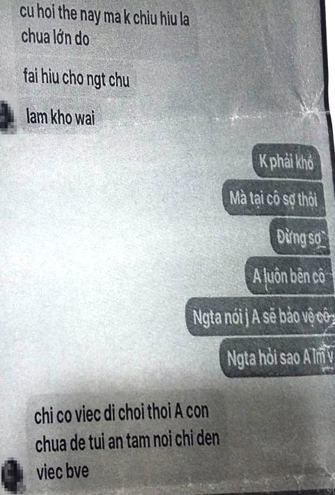 Phụ huynh tố cô giáo nhắn tin tình cảm cho nam sinh lớp 8 - 3 Một số tin nhắn tình cảm, mùi mẫn được cho là của cô giáo dạy Toán và nam sinh lớp 8