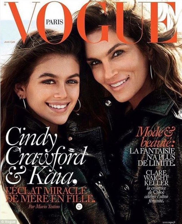 Cindy Crawford nhắn nhủ con gái 14 tuổi khi bước chân vào làng người mẫu - 5
Cindy và con gái cưng lên bìa tạp chí Vogue