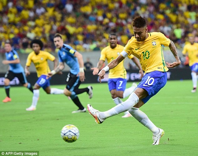 Argentina và Brazil tăng tốc ở vòng loại World Cup 2018? - 3 Brazil gây thất vọng lớn khi bị Uruguay cầm hòa 2-2 trên sân nhà ở lượt đấu trước