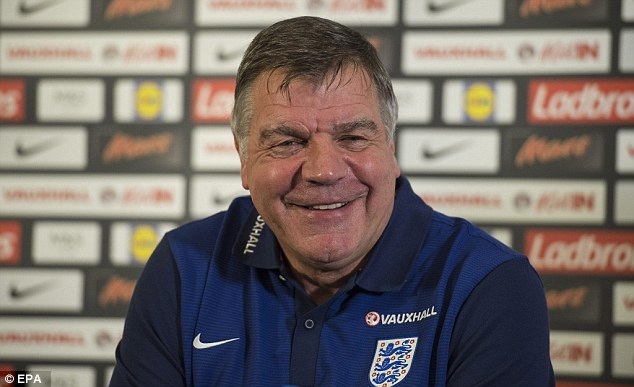 
Sam Allardyce sẽ có trận đầu tiên dẫn dắt tuyển Anh

