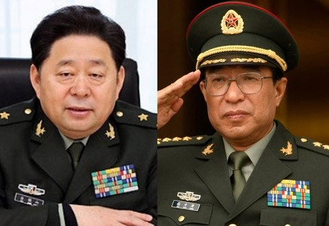 Quan tham hối lộ cấp trên cả xe chất đầy vàng - 4 Cốc Tuấn Sơn (trái) và Từ Tài Hậu