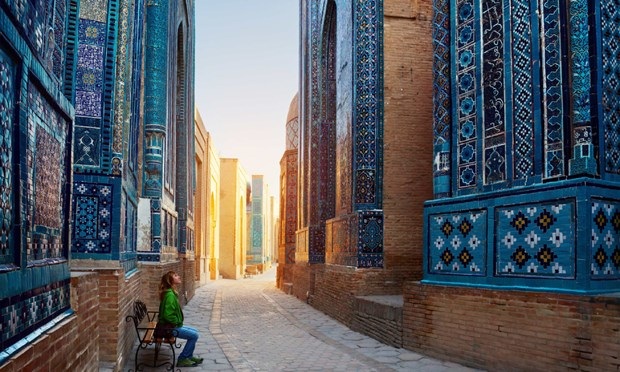 10 tour du lịch hấp dẫn hàng đầu thế giới - 5
Quần thể kiến trúc cổ Shah-i-Zinda, Samarkand.