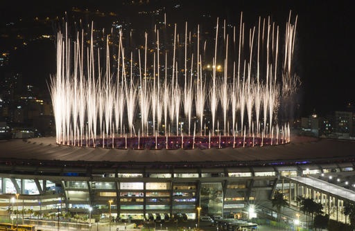 Lễ khai mạc Olympic 2016: Rực rỡ sắc màu, ánh sáng - 53 Lễ khai mạc Olympic 2016: Rực rỡ sắc màu, ánh sáng - 53