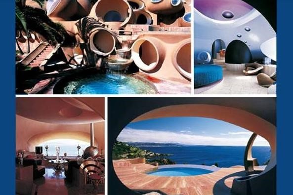 Được xây dựng vào những năm 1970 cho nhà thiết kế thời trang Pierre Cardin, căn nhà kỳ quặc hình này hiện nay được bảo tồn như một di tích lịch sử của Bộ Văn hóa Pháp.