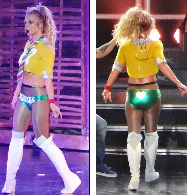 Britney Spears khoe thân hình săn chắc với loạt đồ diễn "kiệm vải" - 13 Britney Spears khoe thân hình săn chắc với loạt đồ diễn "kiệm vải" - 13