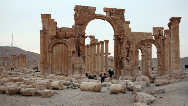 
Syria đã giải phóng thành cổ Palmyra khỏi tay IS (Ảnh: Reuters)
