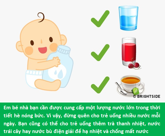 7 lưu ý quan trọng khi giải nhiệt cho trẻ vào ngày hè - 7 7 lưu ý quan trọng khi giải nhiệt cho trẻ vào ngày hè - 7