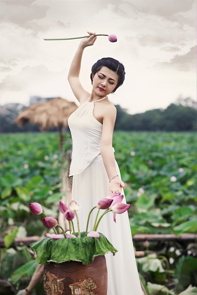 Cô giáo tương lai đẹp gợi cảm với yếm thắm - 8 Cô giáo tương lai đẹp gợi cảm với yếm thắm - 8