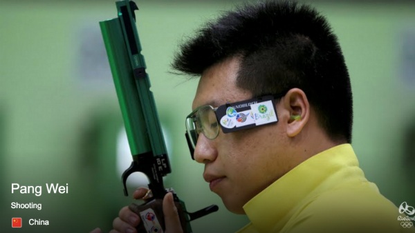 Hoàng Xuân Vinh giành vé vào chung kết 50m súng ngắn hơi tại Olympic 2016 - 6
Pang Wei, đối thủ rất mạnh của Xuân Vinh ở loạt thi 50m súng ngắn hơi