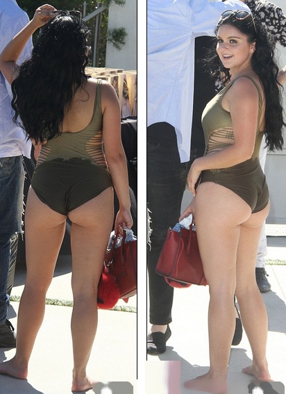 Sao Hollywood tự tin diện đồ bốc lửa sau khi thu nhỏ vòng một - 1
Ariel Winter dự bữa tiệc bên bể bơi ở Hollywood ngày 13/8 vừa qua