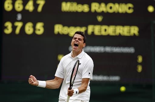 Federer 2-3 Raonic: Tiếc cho "Tàu tốc hành" - 1
Niềm vui của người chiến thắng