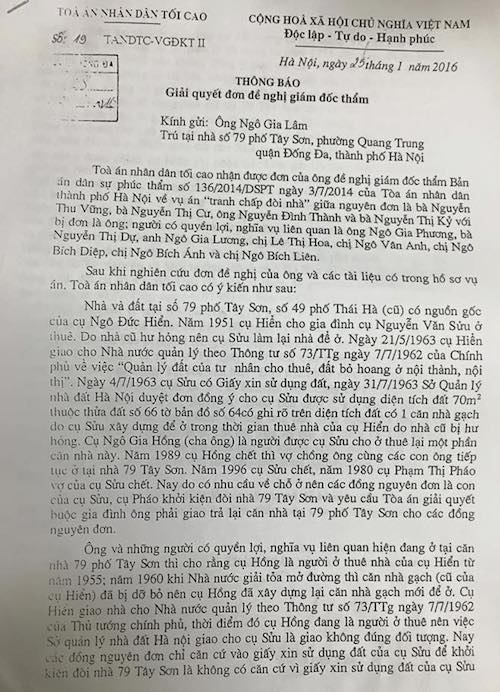 Vụ cho ở nhờ có nguy cơ mất nhà: “Lý lịch” đất đã “rõ như ban ngày”! - 1 Vụ cho ở nhờ có nguy cơ mất nhà: “Lý lịch” đất đã “rõ như ban ngày”! - 1