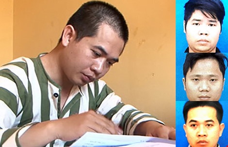 Nguyên cán bộ phòng nội vụ bán văn bằng chứng chỉ giả phạm tội gì? - 1
Ảnh trái: Nguyên cán bộ phòng nội vụ Hoàng Đức Huấn tại công an. (Ảnh do công an cung cấp) Ảnh phải: Các bị can cộm cán trong đường dây làm bằng giả.