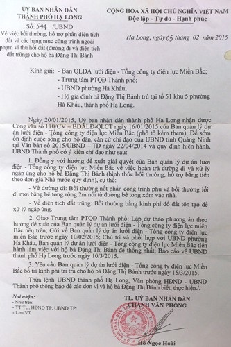 Quảng Ninh: Thu hồi đất của dân xong quên trách nhiệm bồi thường? - 3
Việc giải quyết bồi thường cho dân mới chỉ đang nằm trong chỉ đạo trên giấy.