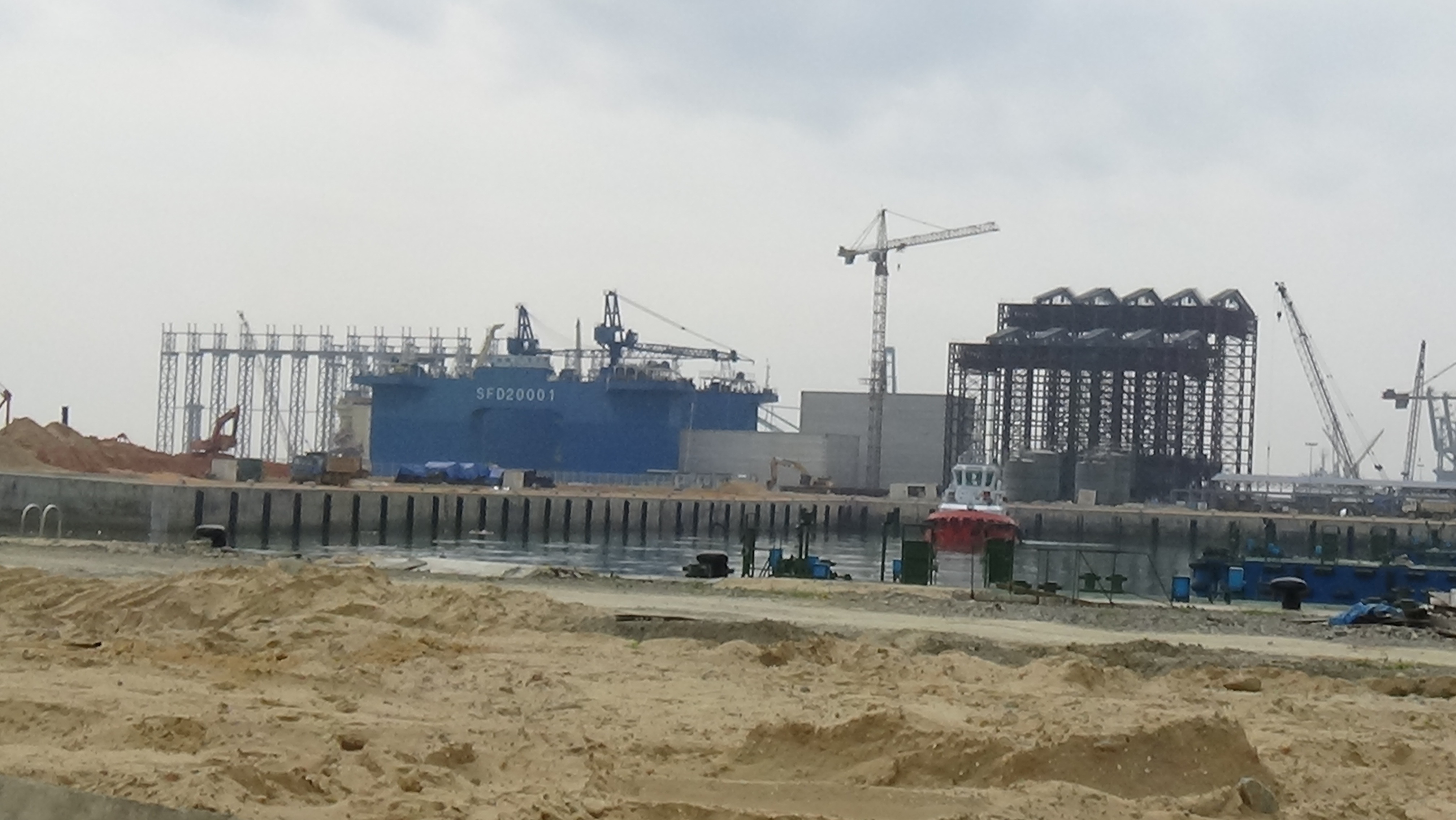 
Một phần dự án Formosa tại Khu kinh tế Vũng Áng (Ảnh: Văn Dũng)
