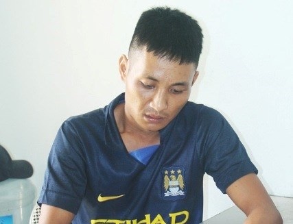 Đối tượng Vũ khai nhận sự việc tại cơ quan Công an