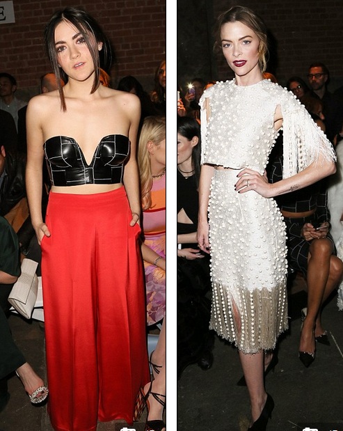 Sao phim Glee diện áo hở bạo đi xem thời trang - 8
Isabelle Fuhrman và Jaime King