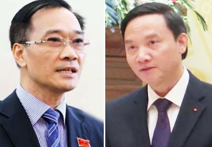 Một số nhân sự mới được giới thiệu tham gia Thường vụ Quốc hội - 2
Ông Vũ Hồng Thanh (trái) và ông Nguyễn Khắc Định.