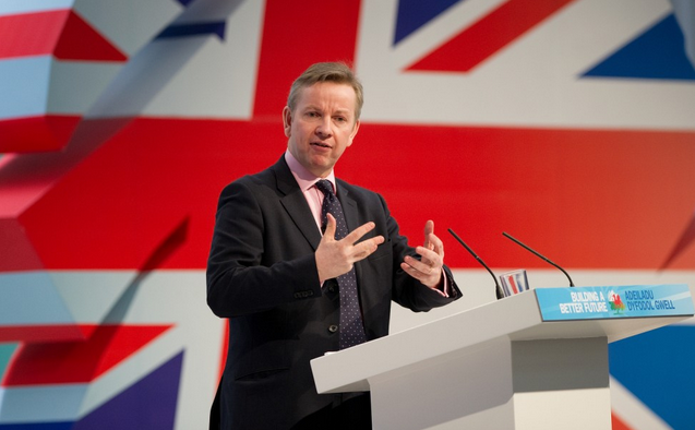 
Bộ trưởng Tư pháp Anh Michael Gove. (Ảnh: AFP)
