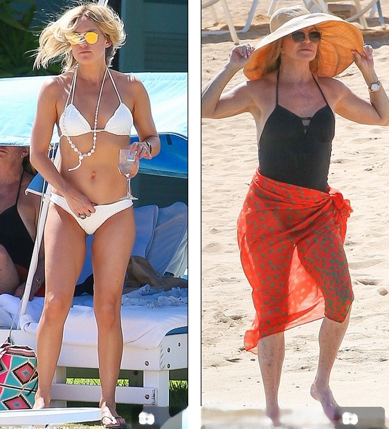 
Kate Hudson và mẹ Goldie Hawn đang tận hưởng kỳ nghỉ ở Oahu, Hawaii, Mỹ
