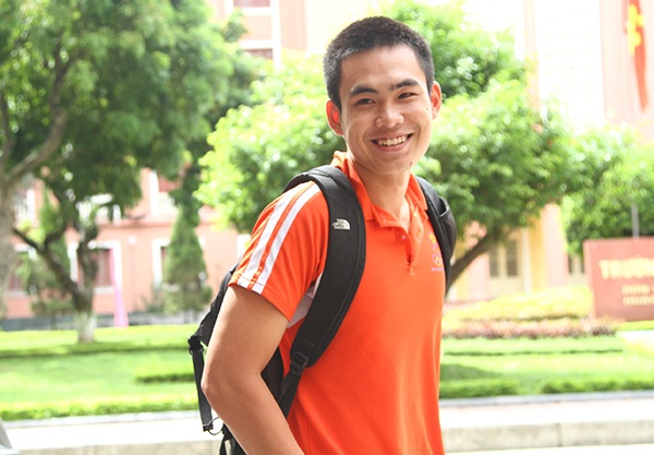 
Thí sinh Nguyễn Đức Hiếu. (Ảnh: Mai Châm)
