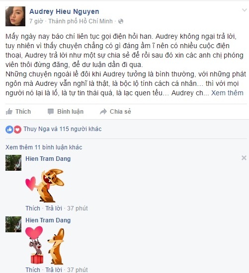 Hoa khôi Lan Khuê “luôn ủng hộ” Audrey Hiếu Nguyễn - 3 Hoa khôi Lan Khuê “luôn ủng hộ” Audrey Hiếu Nguyễn - 3