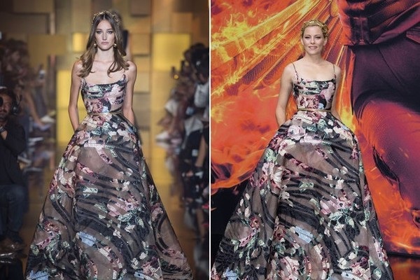 Những sao mặc đồ hiệu đẹp không kém siêu mẫu trên sàn catwalk - 6
Elizabeth Banks trẻ trung chẳng kém gì siêu mẫu trong bộ váy Elie Saab thu đông 2015