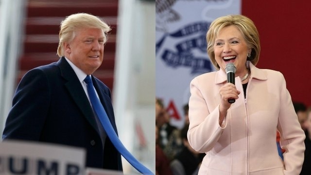Bà Hillary và ông Trump thắng giòn giã trong ngày “Siêu thứ Ba” cuối cùng - 1
Ứng viên Hillary Clinton (phải) và Donald Trump. (Ảnh: AFP)