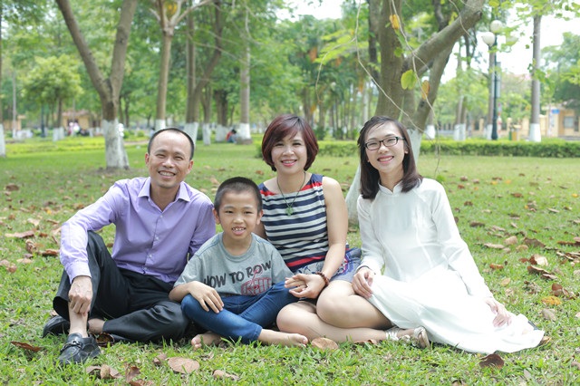 
Với Hoàng Hà, gia đình là nguồn động viên vững chắc nhất giúp em vượt qua khó khăn, chinh phục học bổng.
