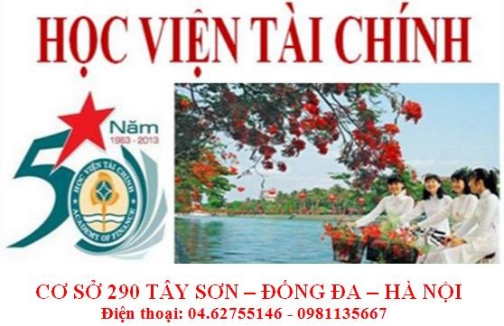 Tuyển sinh liên thông Học viện Tài chính ngành kế toán, Tài chính ngân hàng - 1 Tuyển sinh liên thông Học viện Tài chính ngành kế toán, Tài chính ngân hàng - 1