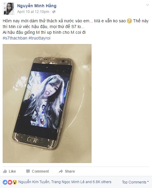 Khi các sao Việt dắt điện thoại đi bơi - 5 Khi các sao Việt dắt điện thoại đi bơi - 5