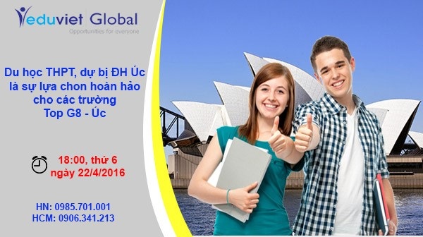 Cơn lốc học bổng du học Úc cho “tấm vé” vào cửa Đại học G8 - 1 Cơn lốc học bổng du học Úc cho “tấm vé” vào cửa Đại học G8 - 1