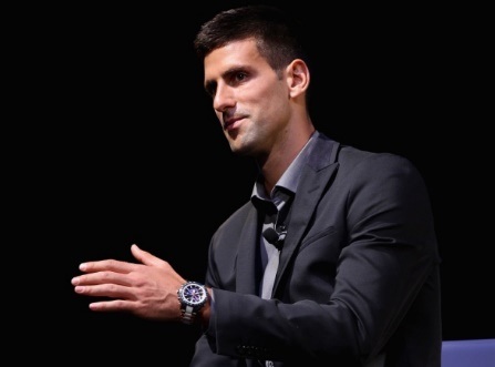 Thú chơi đồng hồ xa xỉ của các ngôi sao quần vợt thế giới - 4 
Djokovic thường xuyên xuất hiện cùng chiếc đồng hồ Seiko Premier Kinetic Perpetual