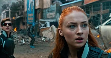 Sophie Turner trong một cảnh phim “X-Men: Apocalypse”