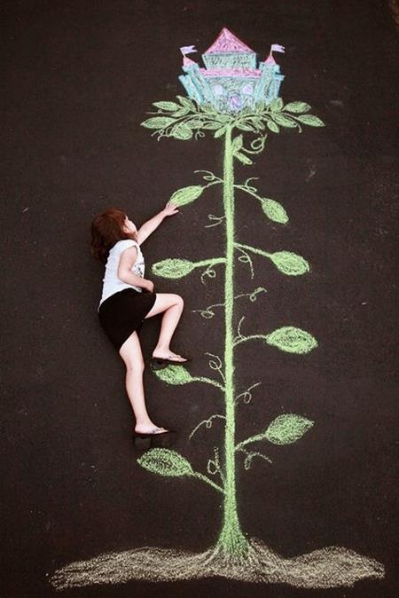 Leo “phăm phăm” lên cây đậu thần